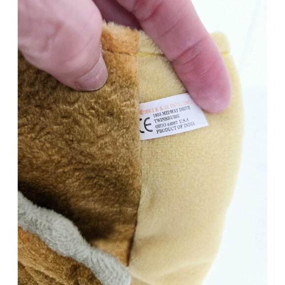 K&M 2003 Triceratops Hand PUPPET Realistic Head Plush Pretend Play Dinos… - Picture 4 of 8